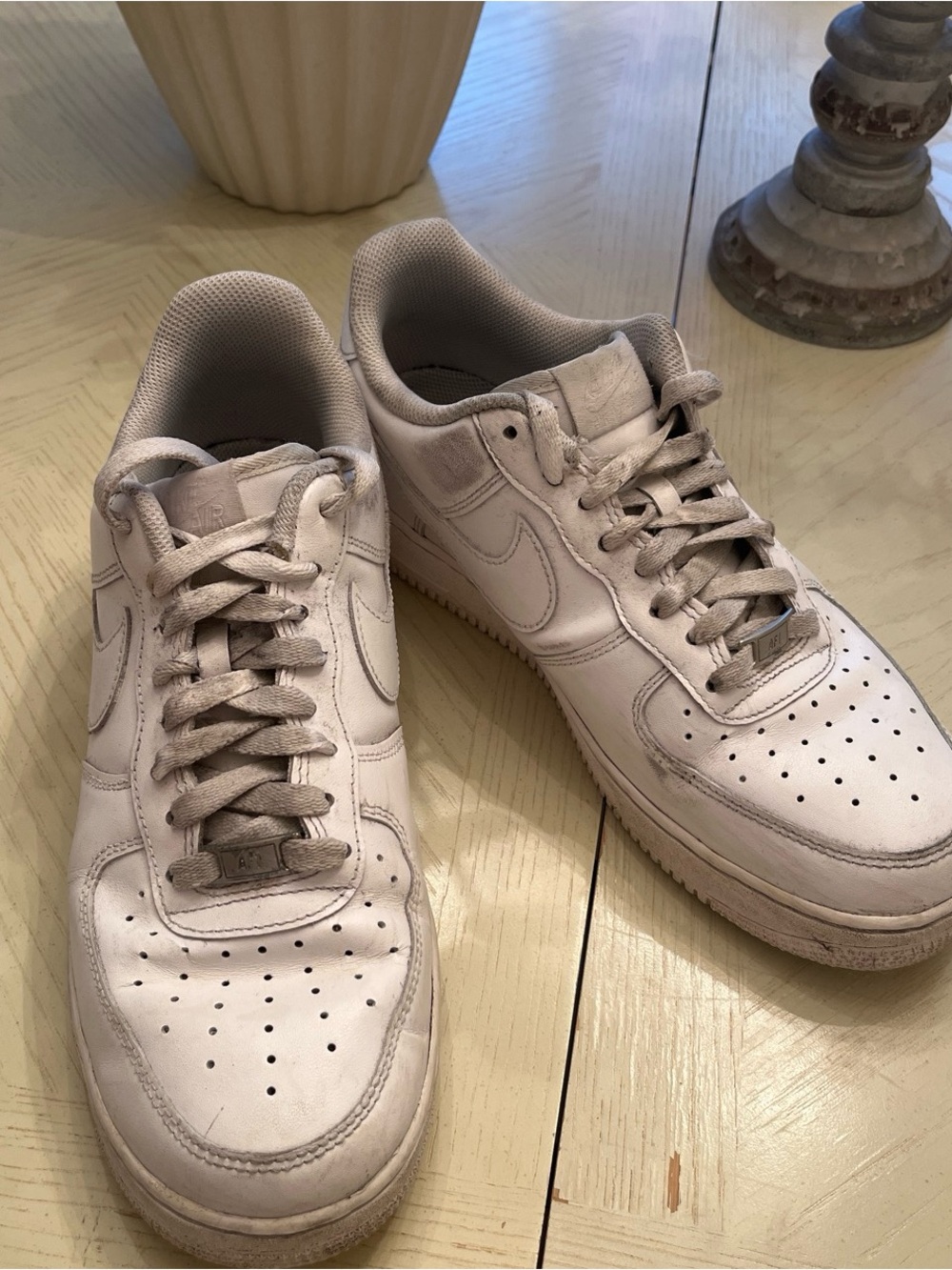 Nike Men's Low-Top Sneakers in Off-White